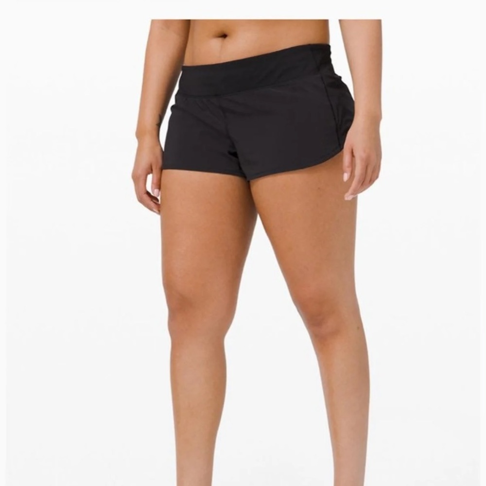 Black Size 8 Lululemon Shorts Speed Up 2.5